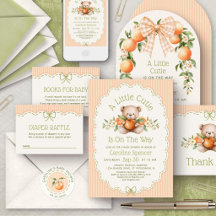 Little Cutie Orange Baby Shower