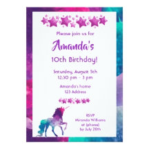 Unicorn Birthday party for girls