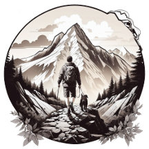 I'd rather be hiking with my dog