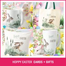 Hoppy Easter Bunny - Cards + Gifts