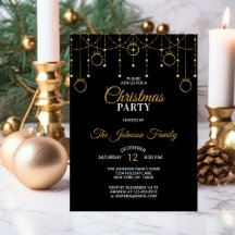 Christmas Holiday PARTY Invitations | House Office