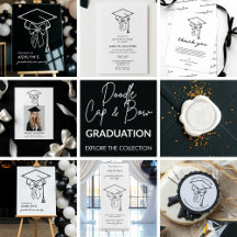 Cap & Bow Grad Collection: Minimalist Party