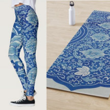 Chinoiserie Yoga Collection: Mats & Leggings