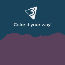 Purple and Blue Pillows -Living Room