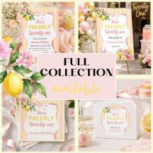 Freshly 21 Pink Lemonade Birthday Party Collection