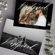 modern   announcement   change the date collection