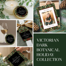 Victorian Botanical Dark William Morris Inspired