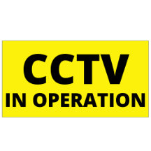 Security Camera Warning Stickers