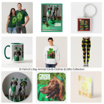 St Patrick's Day Animal Cards Clothes & Gifts