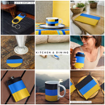 Yellow and Blue Uniform Stripes