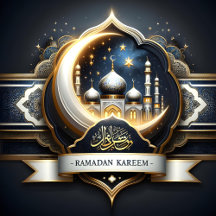 Eid Al Adha Ramadan Kareem Crecent Moon Mosque 