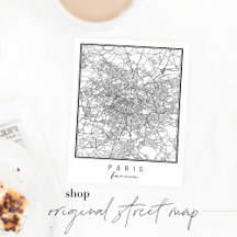 Original Street Map Art Prints