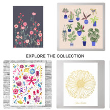 Flowers and Plants on Wall Art