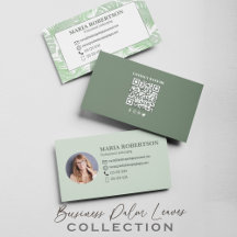 Botanical Palm Leaves Business Essentials