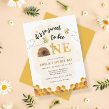 Bee Sunflower Birthday