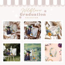 Stylish Spring Wildflower Meadow Garden Graduation