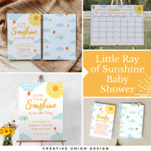A Little Ray of Sunshine is on the Way Baby Shower