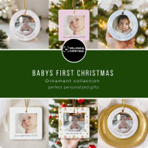 Babys first christmas tree ornaments 