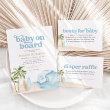 Baby on Board Surf Baby Shower