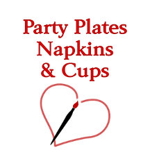 Party Plates Napkins and Cups