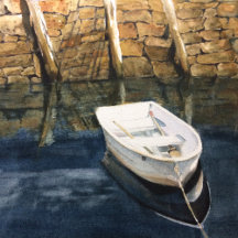 Watercolor Maine Rowboat Collection