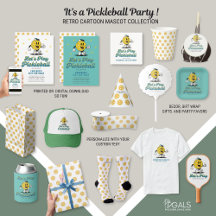 Pickleball Party Collection: Pickleball Mascot