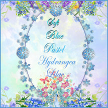 Soft Pastel Blue Hydrangea Purple Lilac Birthday 