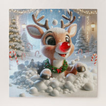 Whimsical Christmas Cuties Jigsaw Puzzles