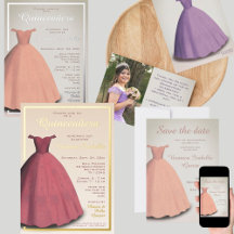Quinceañera Party Collection – Handpainted Dress