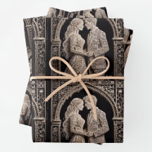 Cute Wedding Couple Holding Hands 