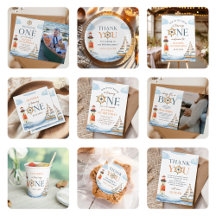 Blue Pastel Nautical Birthday