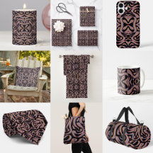 Pretty Rainbow Colored Ribbon Twists Pattern Art