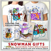 Snowman Gifts and Apparel