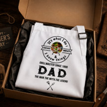 BBQ Father's Day Dad Photo Birthday Gift Under $50