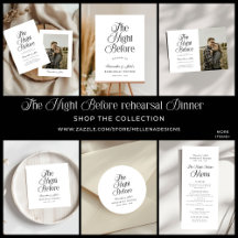 Elegant The Night Before Rehearsal Dinner