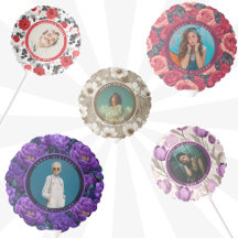 Customizable Photo Name Birthday Balloon for All