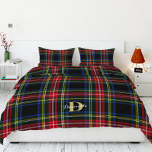 Christmas Plaid Pattern Festive Holiday Decor