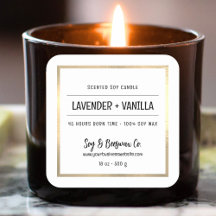 CANDLE Scented Handmade Branding Packaging