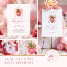 Coquette Berry First Birthday