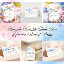 Twinkle Twinkle Little Star Gender Reveal Party