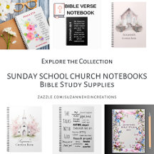 Sunday School Church Notebooks