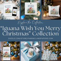 Iguana Wish You a Merry Christmas