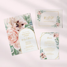 Elegant Blush Floral Collection