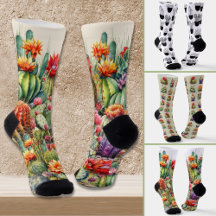 Cacti & Succulent Socks