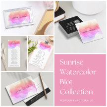 Sunrise Watercolor Blot