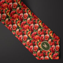 Calla Lillies Floral Ties