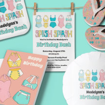 Splish Splash Pool Party Birthday Bash