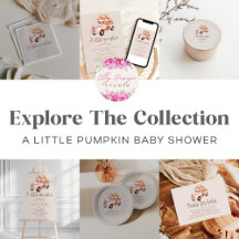 Pink Pumpkin Truck Baby Shower