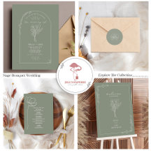 Sage Bouquet Wedding