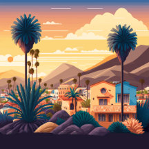 Ventura California Sunset Mountains